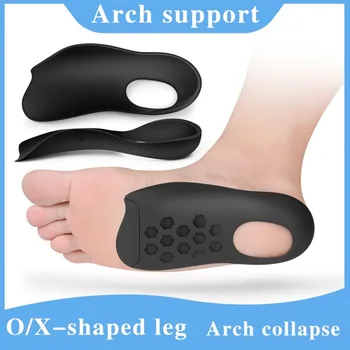 1 Pair Arch Support Inserts Comfortable TPR Material Insoles for Men Women Universal Fit Promotes Proper Foot Alignment