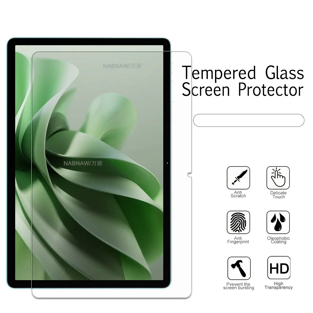2 Pieces HD Scratch Proof Screen Protector Tempered Glass For Oukitel OT9 Smart Tablet 11" Hard Protective Film Free Bubble 2