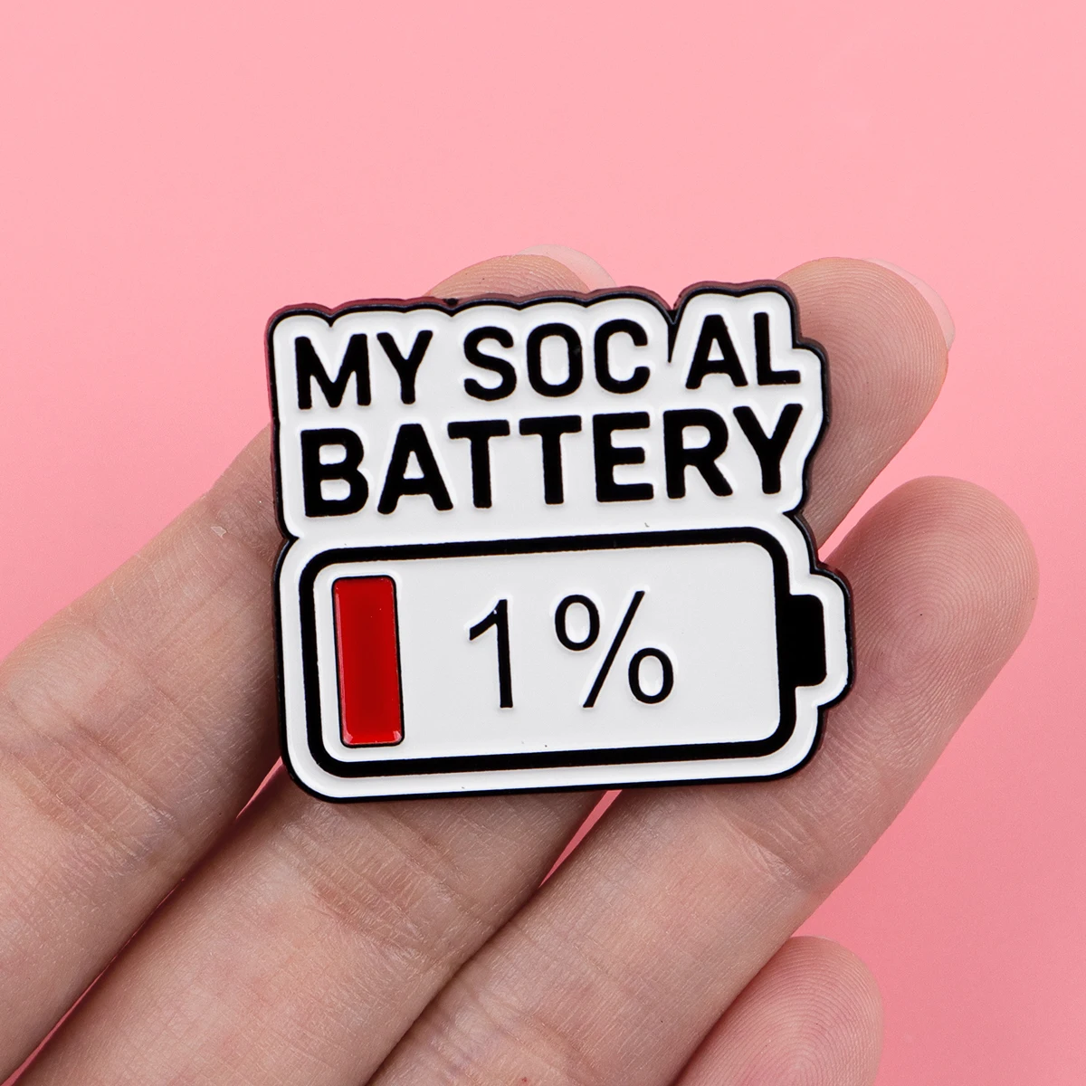 Minimalist Enamel Pin: Fashion Jewelry Lapel Badge for Backpacks and Clothing
