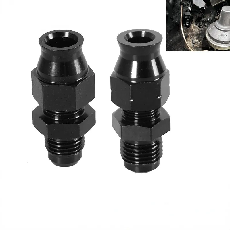 

AN6 Male Flare to 5/16" AN6 Male to 3/8" Fuel Hardline Tube Fitting Straight Adapter Aluminum Alloy Connector for Car