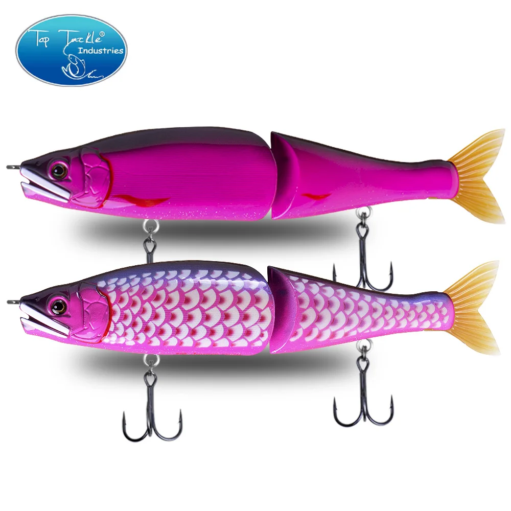 

Artificial swimbait slow sinking fishing lure 220mm New Baby Bass Color Big Bass Fishing Jointed Baits for Pike musky wobbler