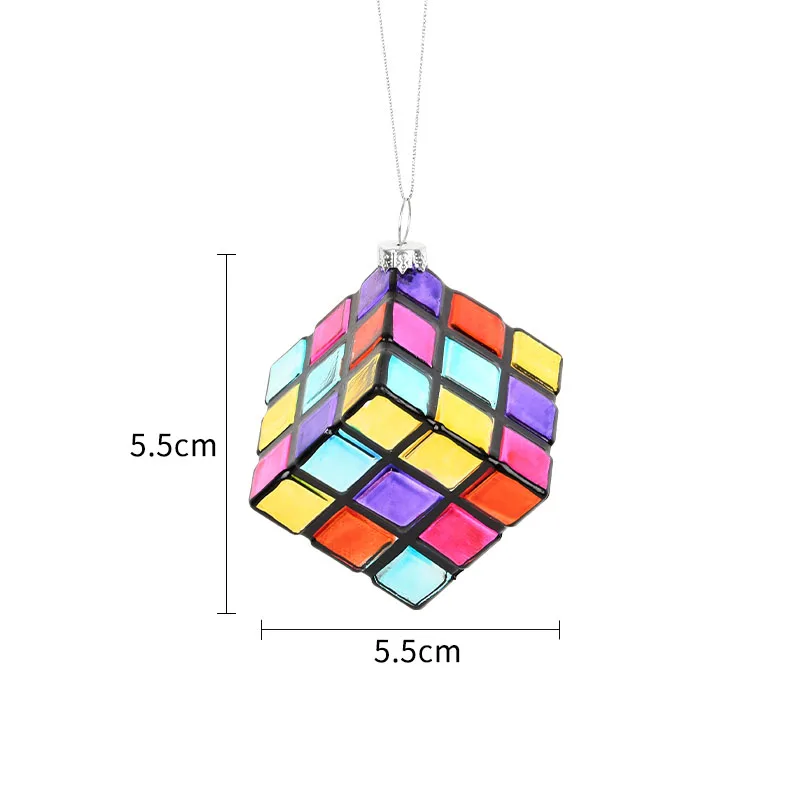 Rainbow Glass Ball Christmas Decoration Christmas Tree Pendant Accessories Store Window Hotel Family Indoor Hanging Gift Navidad - Image 3