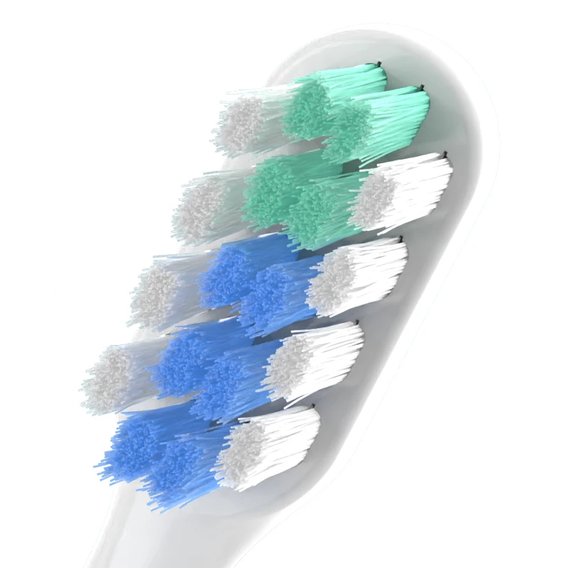 20/50PCS for Replacement DR BEI C1 Sensitive Clean Whitening Brush Soft DuPont Bristle Sonic Electric Toothbrush Brush Nozzles 6
