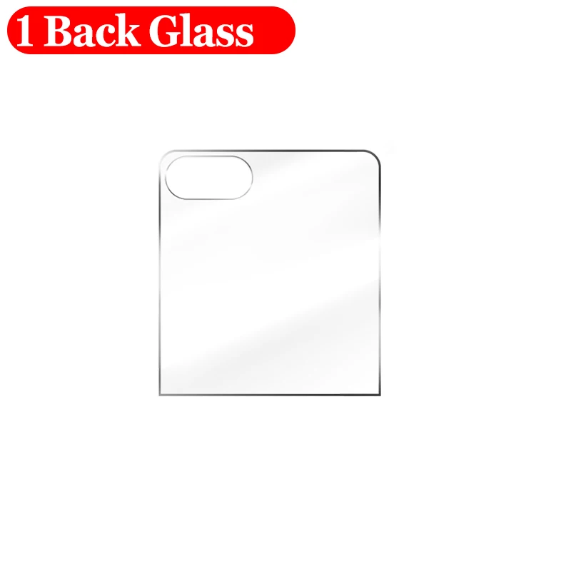 Hinge Protection Shockproof Clear Case with Tempered Glass Back Cover