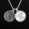 2022 New Dropshipping Men's 316L Stainless Steel St Christopher Pendant Necklace Protect Us Chain Jewelry Lucky Gift 3