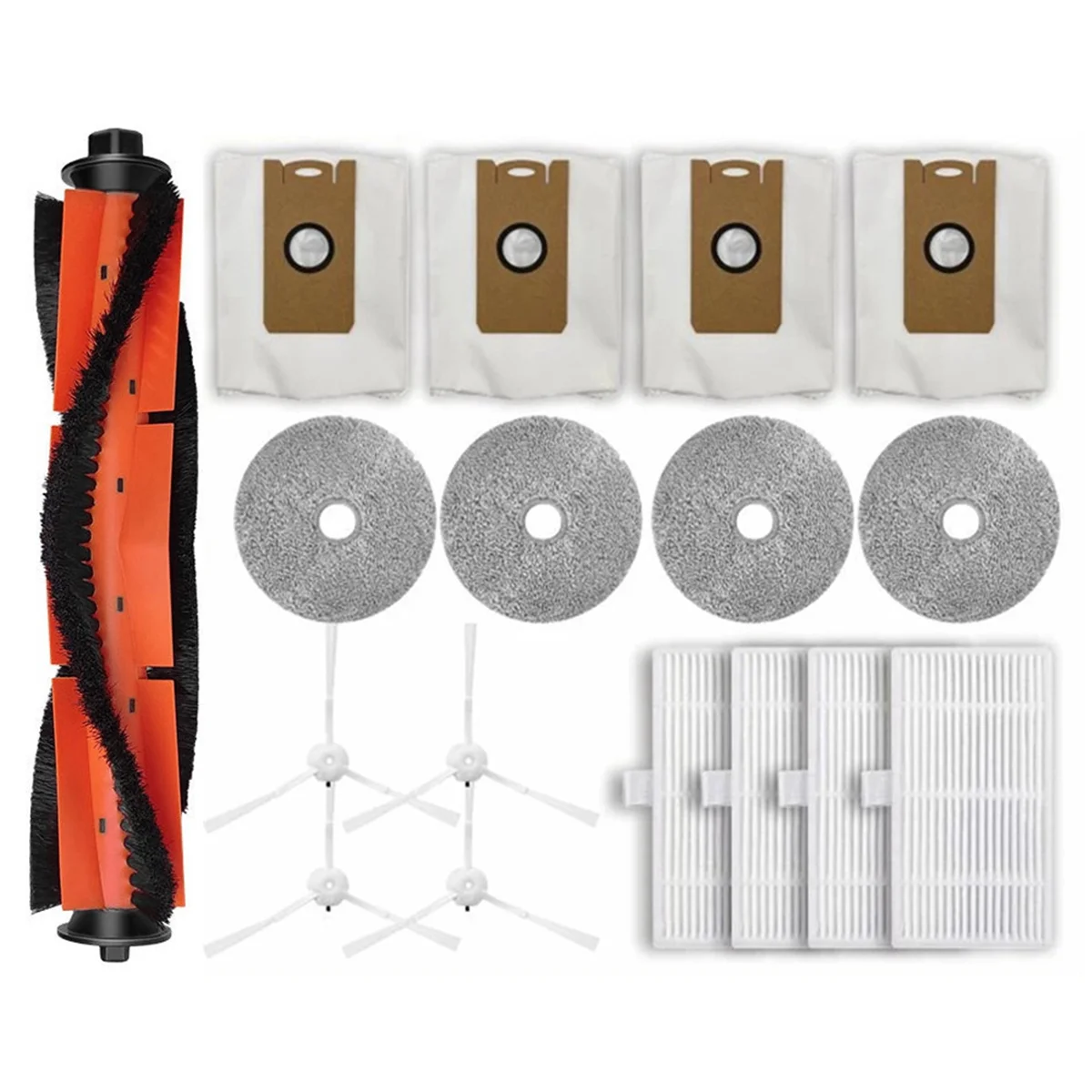 

Запчасти для пылесоса Xiaomi Lydsto W2, запчасти, основная боковая щетка, фильтры, тряпичный пылесборник, роликовая щетка, аксессуары