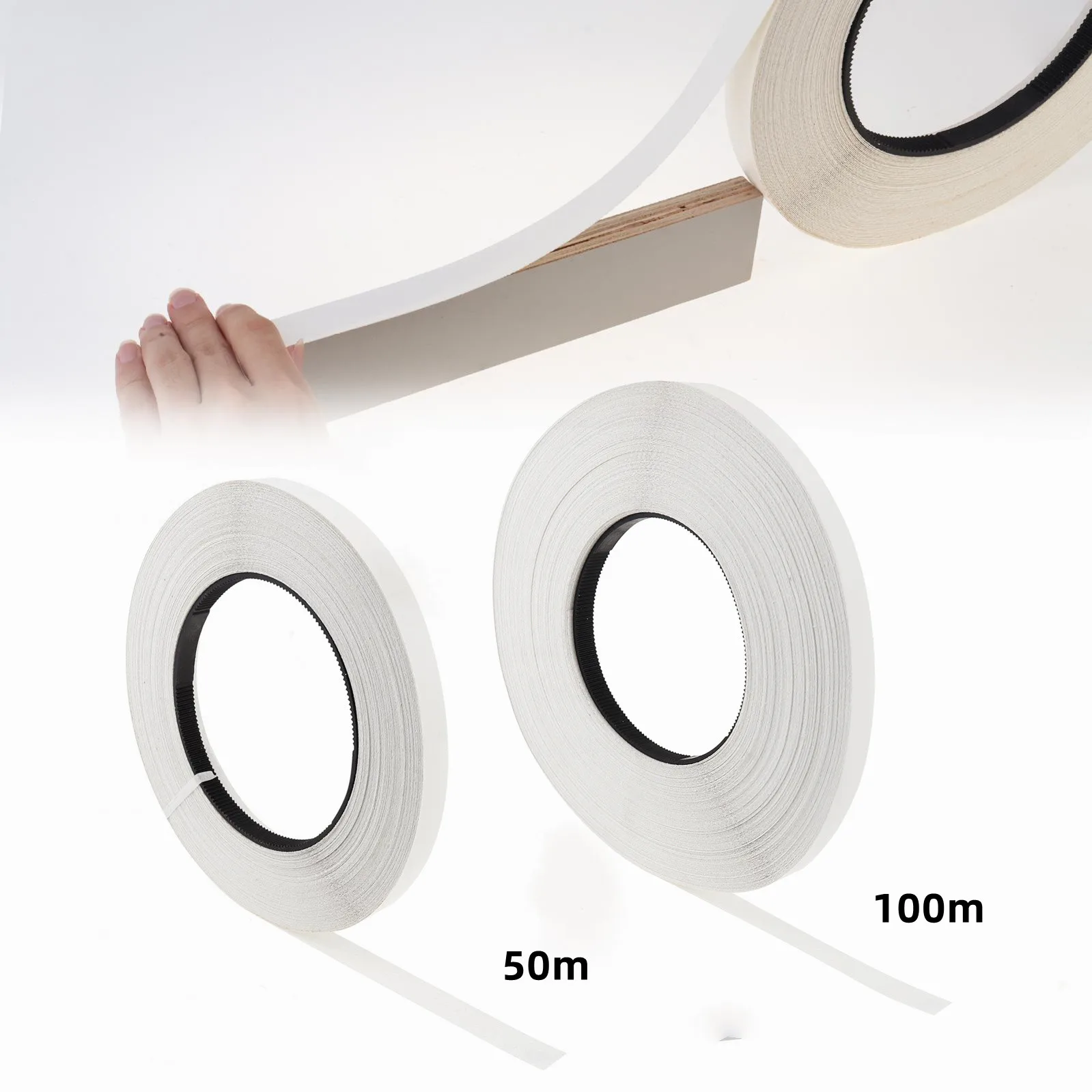 VILLCASE 50pcs Bande De Colle Thermofusible 12mm Avec Support Maille - Idéal Reliure Livres, Scrapbooking & Réparations