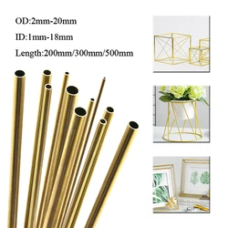 Versatile Brass Round Tube - Multiple Diameter and Length Options Available - 3x2mm