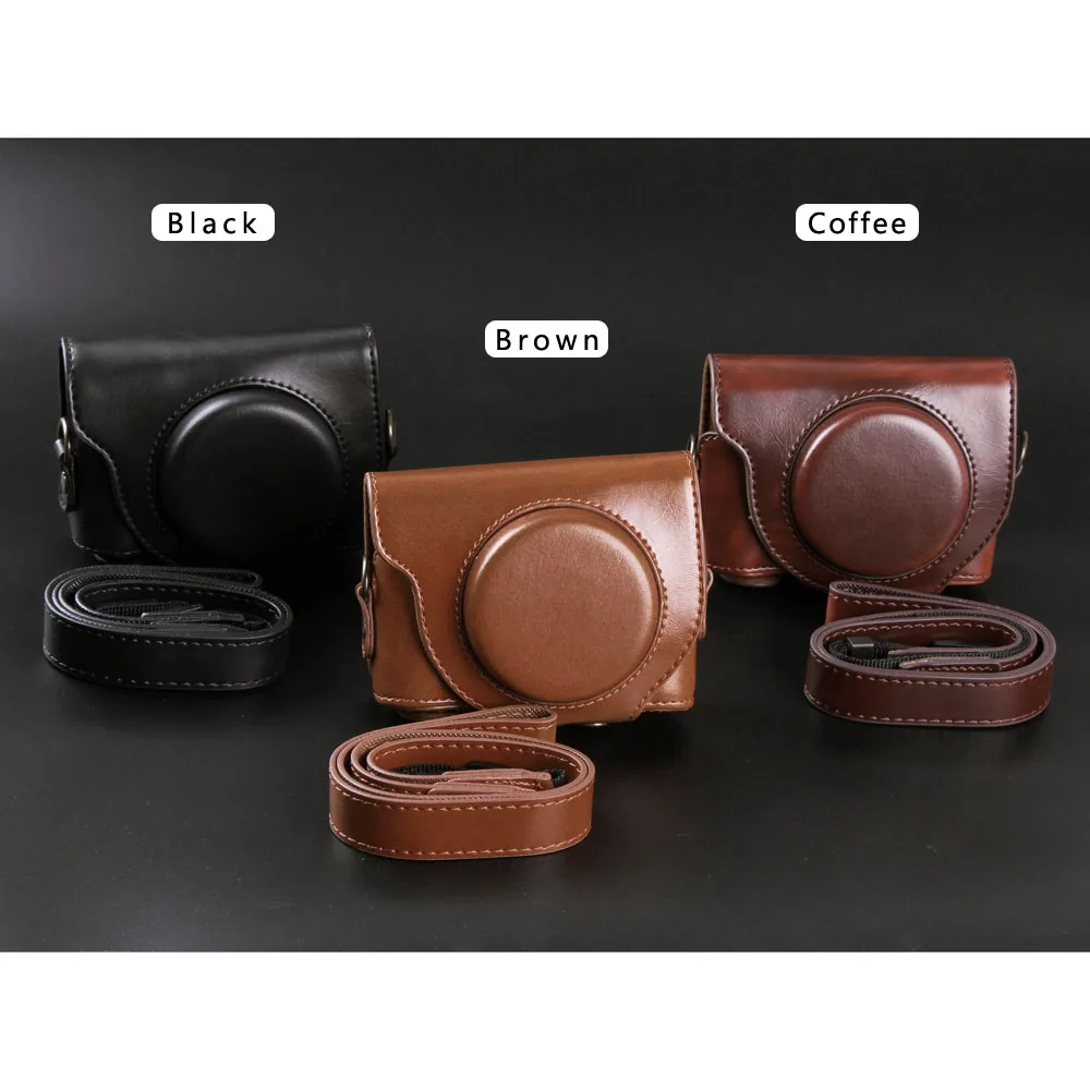 Dsc-Hx90V Custodia Per Fotocamera Custodia In Pu Con Cinturino Per Fotocamera Sony Hx90 @