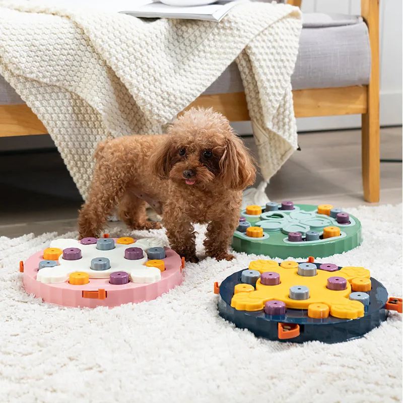 Dog Slow Down Eating Feeder Puzzle Interactive Prevent Obesity Choking