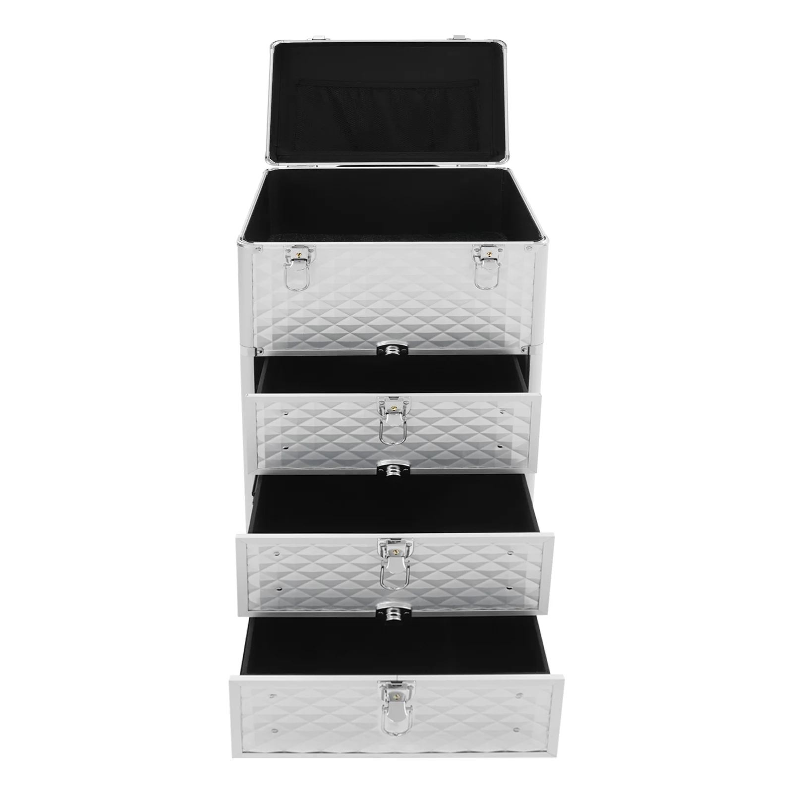 Salonwagen mit Schubladen, Make-up-Organizer, rollender Make-up-Koffer mit Schubladen – Detail 24