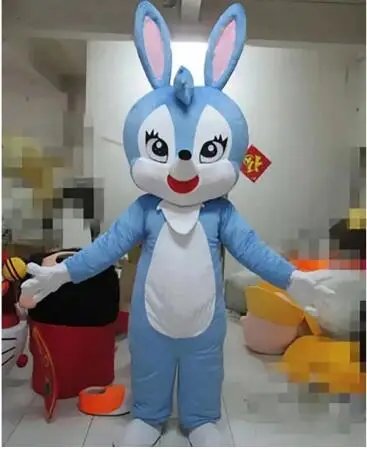 

New Easter Bunny Rabbit Mascot Costume Cosplay Mascotte Fancy Dress Character Carnival Christmas Celebration Mascot Costume