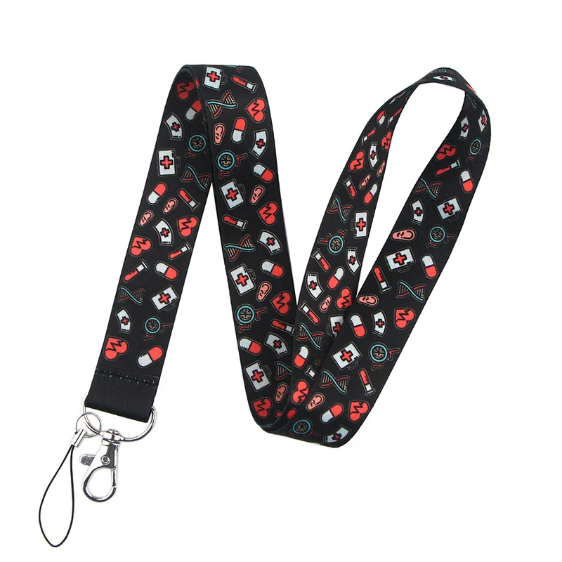 Cute Cartoon Lanyard Necklace with ID Badge Holder Sleeve