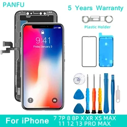 Écran OLED pour iPhone X Poly XS MAX 11 12 PRO MAX, Écran LCD pour iPhone 7 8 Plus X XS 11 Incell, Support d'écran 3D Touch True, Nouveau