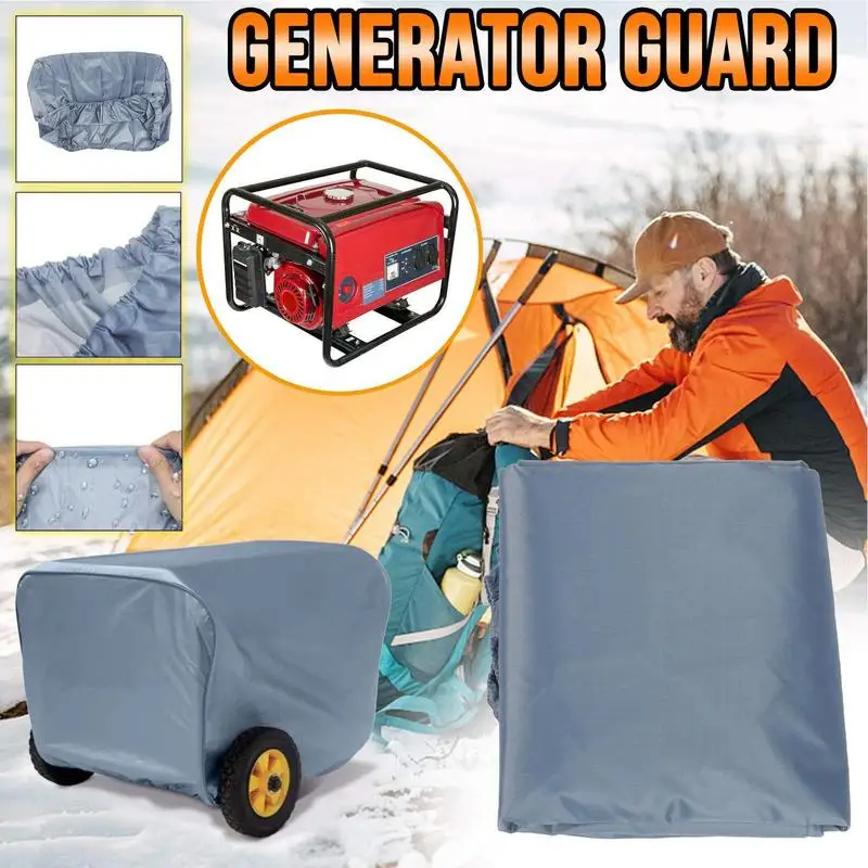 Generator Cover Windproof Protective Cover For Outdoor Waterproof And Dustproof Oxford Cloth Universal Multifunctional