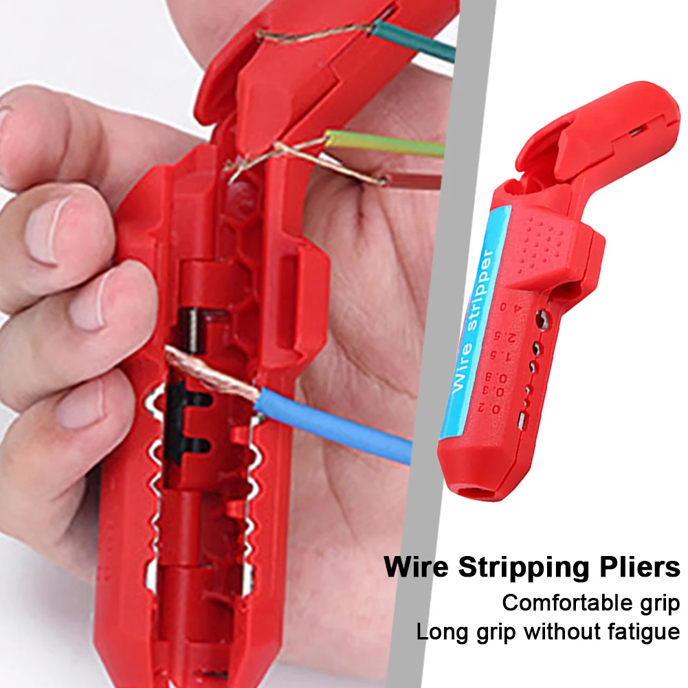 Wire Stripper Knife Crimper Pliers Crimping Tool Cable Stripping Knife Wire Cutter Multi Tools Cut Line Multifunctio