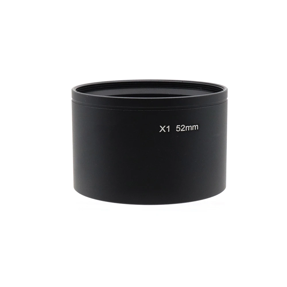 Per Leica X1 X2 Xe 52 Mm Anello Tubo Adattatore Filtro Metallo Nero 55Mm * 35Mm Per Cappuccio Obiettivo Close-Up Uv Nd Cpl
