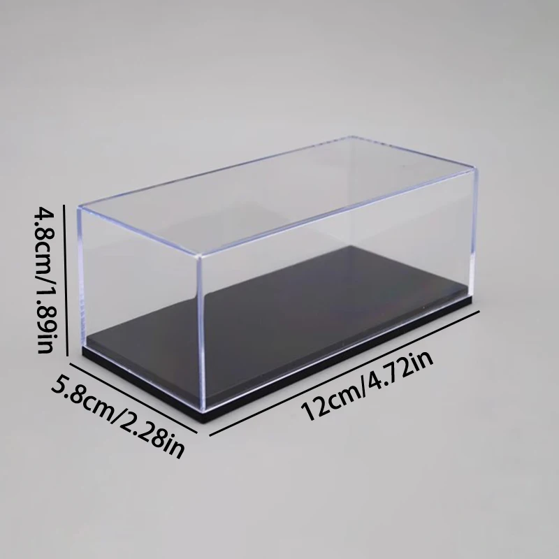 1:64 Car Model Display Box Transparent Protective Case Acrylic Dust Hard Cover Storage Holder 5