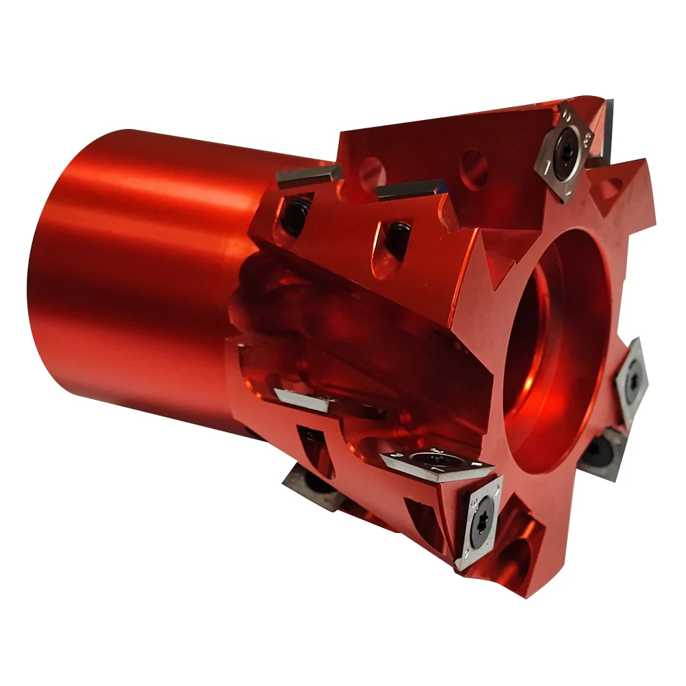 

NEW spiral cutter head Taper clear bottom/wood shaving machine cutting head/planer cutter head