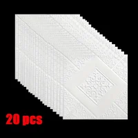 20pcs 3D Ceiling Wallpaper self adhesive wall decor Waterproof foam Design Sticker for bedroom wall sticker paper 2