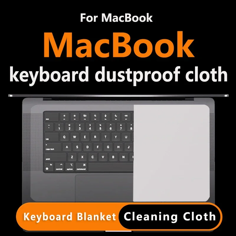 Microfiber Liner Clean Cloth with Screen Keyboard Imprint Protection for MacBook keyboard dustproof cloth Air15" /15"Pro 13"/14"