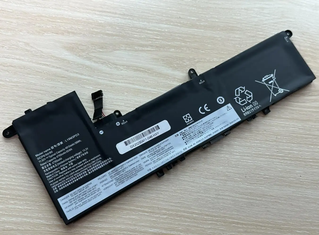 Bateria para Lenovo Ideapad L19d3pd3 L19m3pd3 S54013itl S540-13iml 13are - Imagem 5
