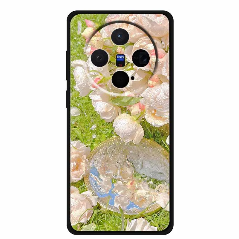 Black TPU Soft Silicone Phone Case  - Fashionable Anime Design with Protective Bumper