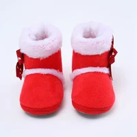 Autumn Winter Warm Newborn Baby Girls Boys Boots Shoes Toddler Soft Sole Fur Snow Boots Infant Toddler Cotton-Padded Shoes 4