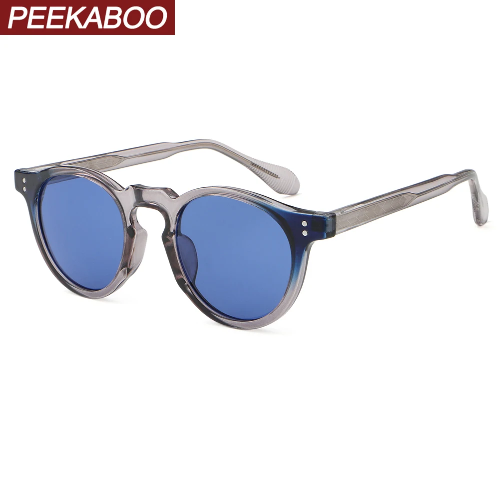 

Peekaboo CP ацетатные поляризационные солнцезащитные очки, Ретро стиль, женские, синие, зеленые, унисекс, круглые солнцезащитные очки для мужчин, uv400, Летний стиль, мужские 2024