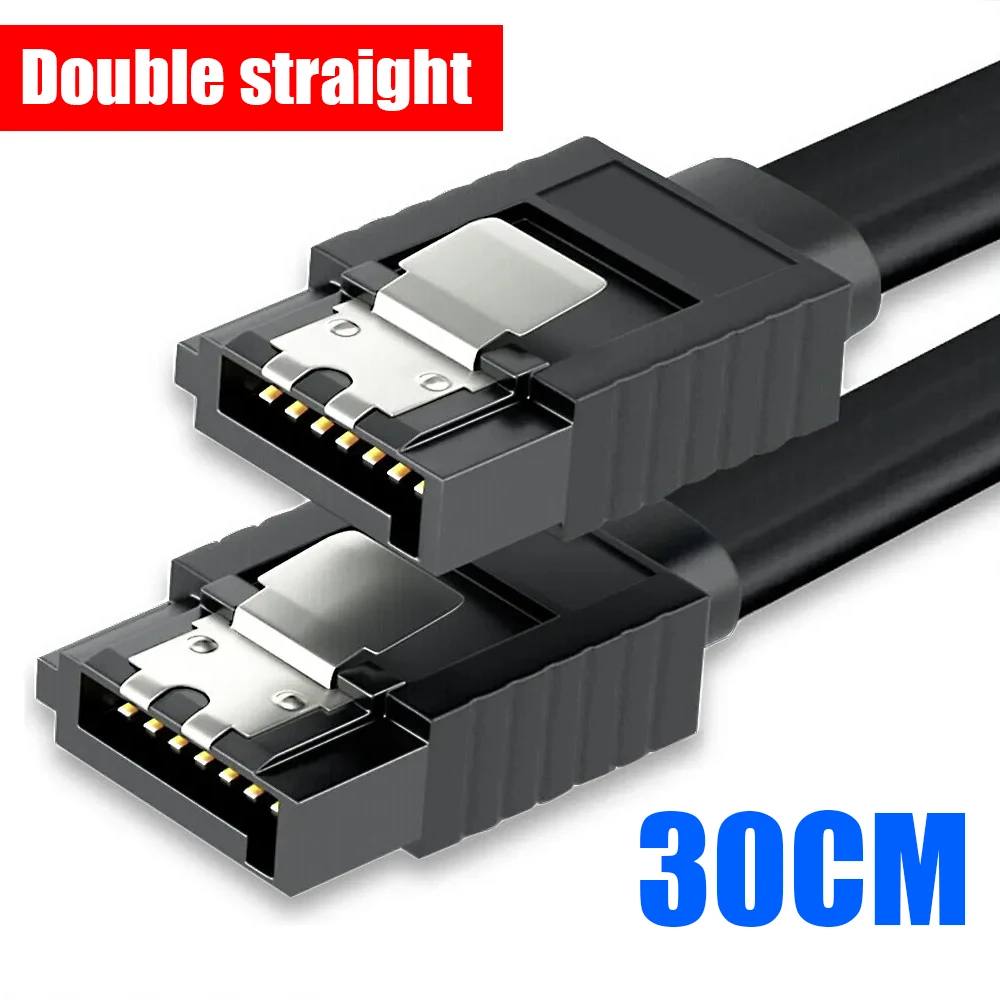 1/2PCS SATA 3,0 SATA III Datenübertragung Kabel für PC Laptop SATA HDD SSD Laufwerk Schriftsteller Gerade gebogen 6Gbps Schnelle Datenkabel