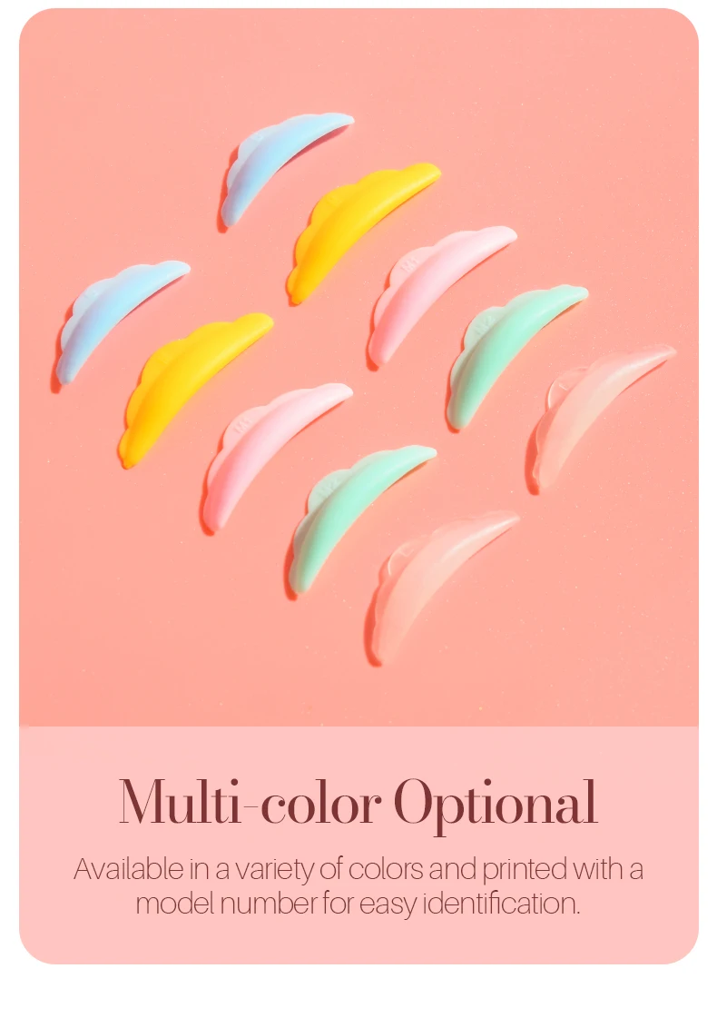 Wimpern Dauerwelle Silikon Dichtung Bunte Pads Weiche Langlebige Wiederverwendbare Frauen Make-Up Werkzeuge Hohe Qualität – Detail 6