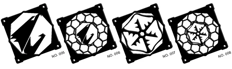 Case Fan Dustproof Filter Net Water Cooling