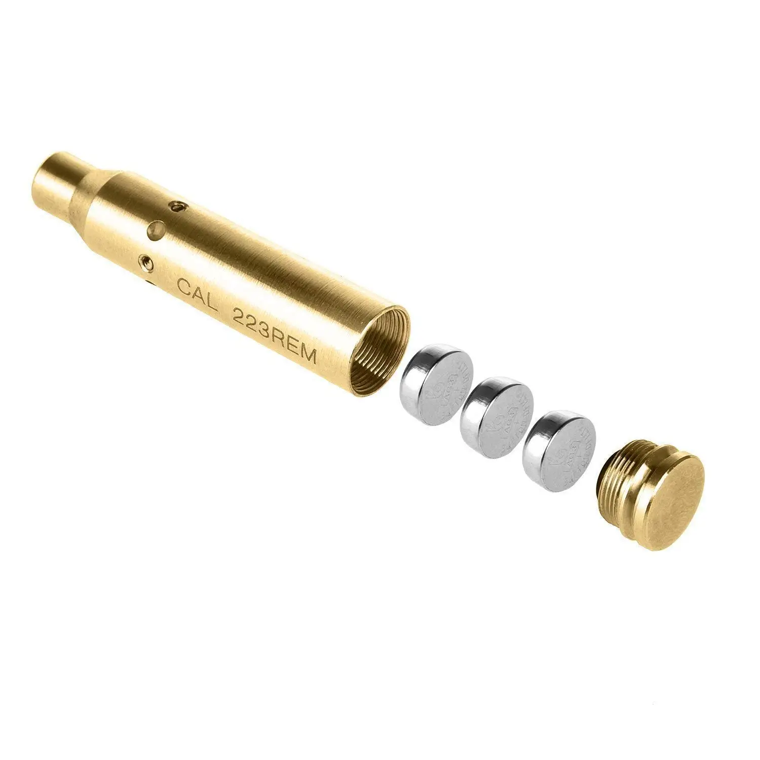 MidTen 223 5.56MM Laser Dry Fire Training Hunting Shooting M LOK Rem Gauge Bore Sight Cal Red Dot Boresighter 6 Batteries laser pointer laser sight red dot laser sight laser bore sight dry fire laser trainer