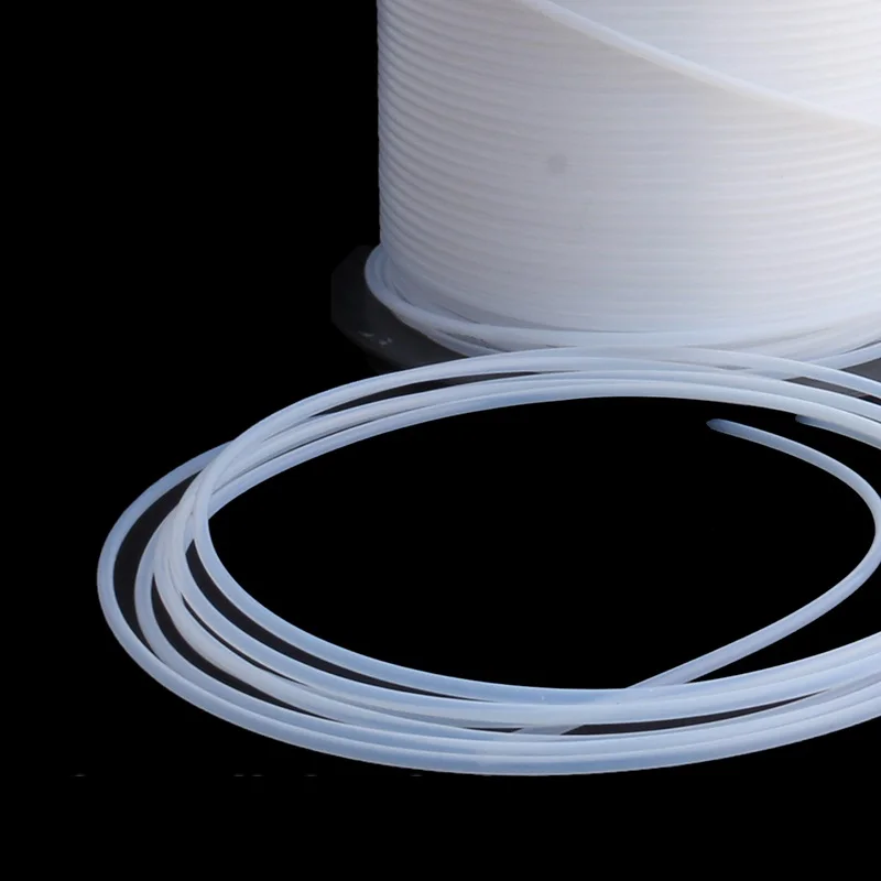 PTFE Tube 150V Insulated Hose Rigid PTFE Translucent Tube ID 0.3mm-8.4mm 1-30M for 3D Printer Parts