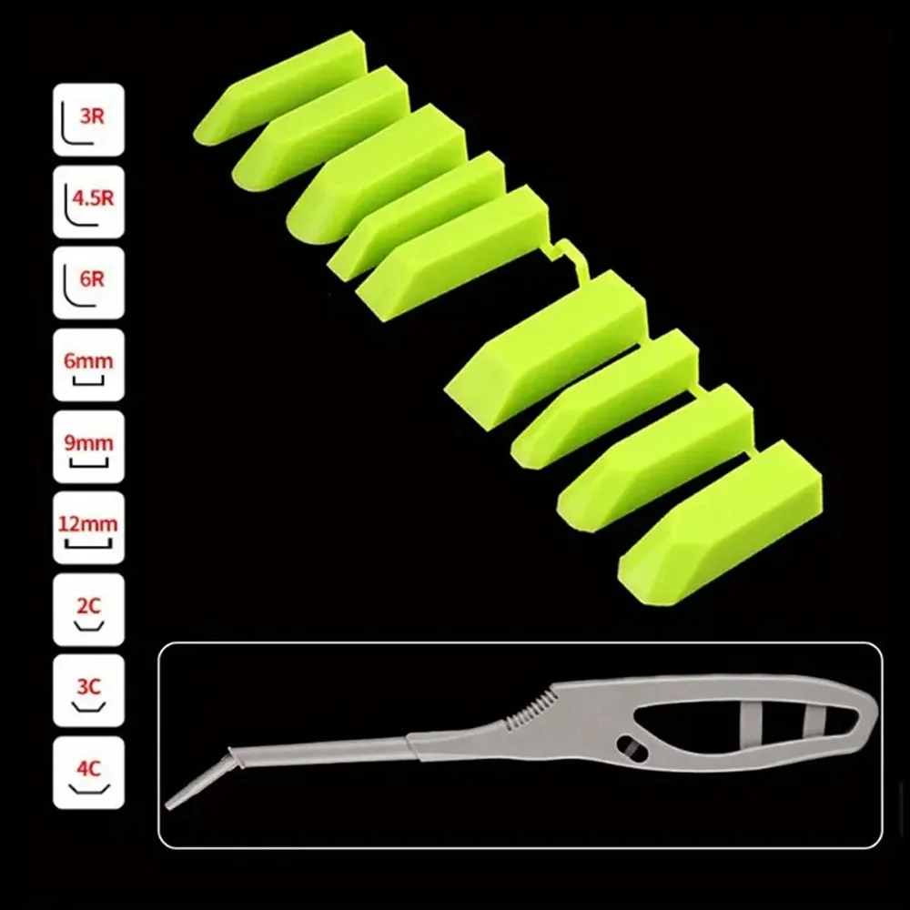 10 in 1 Sealant Scraper Glue Angle Scraper Caulking Tool Multi-angle Sealant Finishing Tool Tile Floor Gap Filler Kit caulking tools caulking tool set silicone caulking tool