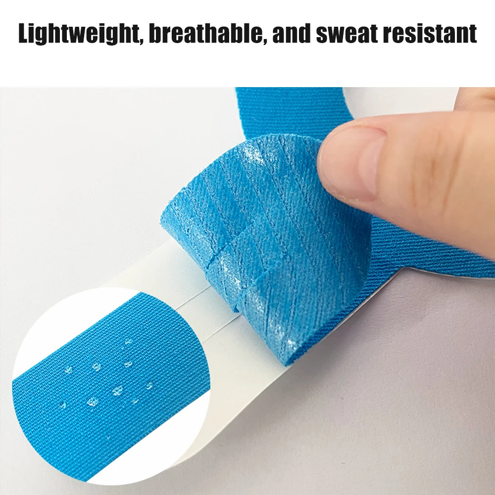5PCS Sports Kinesiology Tape for Knees Pre-Cut Waterproof Knee Tape for Knee Pain Relief Original Cotton Athletic
