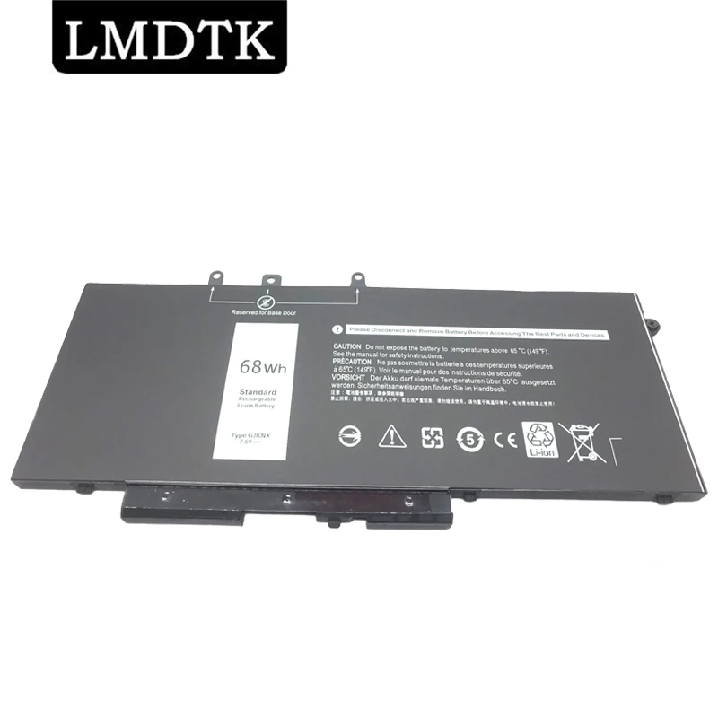 Lmdtk Nuova Batteria Per Laptop Gjknx Gd1Jp Per Dell Latitude E5480 5580 5490 5590 Precisione M3520 M3530 7.6V 68Wh