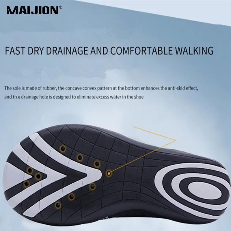 Comfortable Nonslip Aqua Shoe Men Women Slip-On Fitness Quick Dry Upstream Breathable Footwear Barefoot Beach Yoga Swimming Shoe