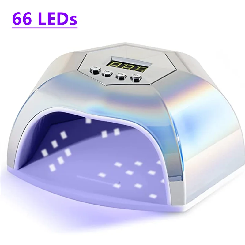 66LEDs Powerful Nail Dryer UV LED Nail Lamp For Curing Gel Nail Polish