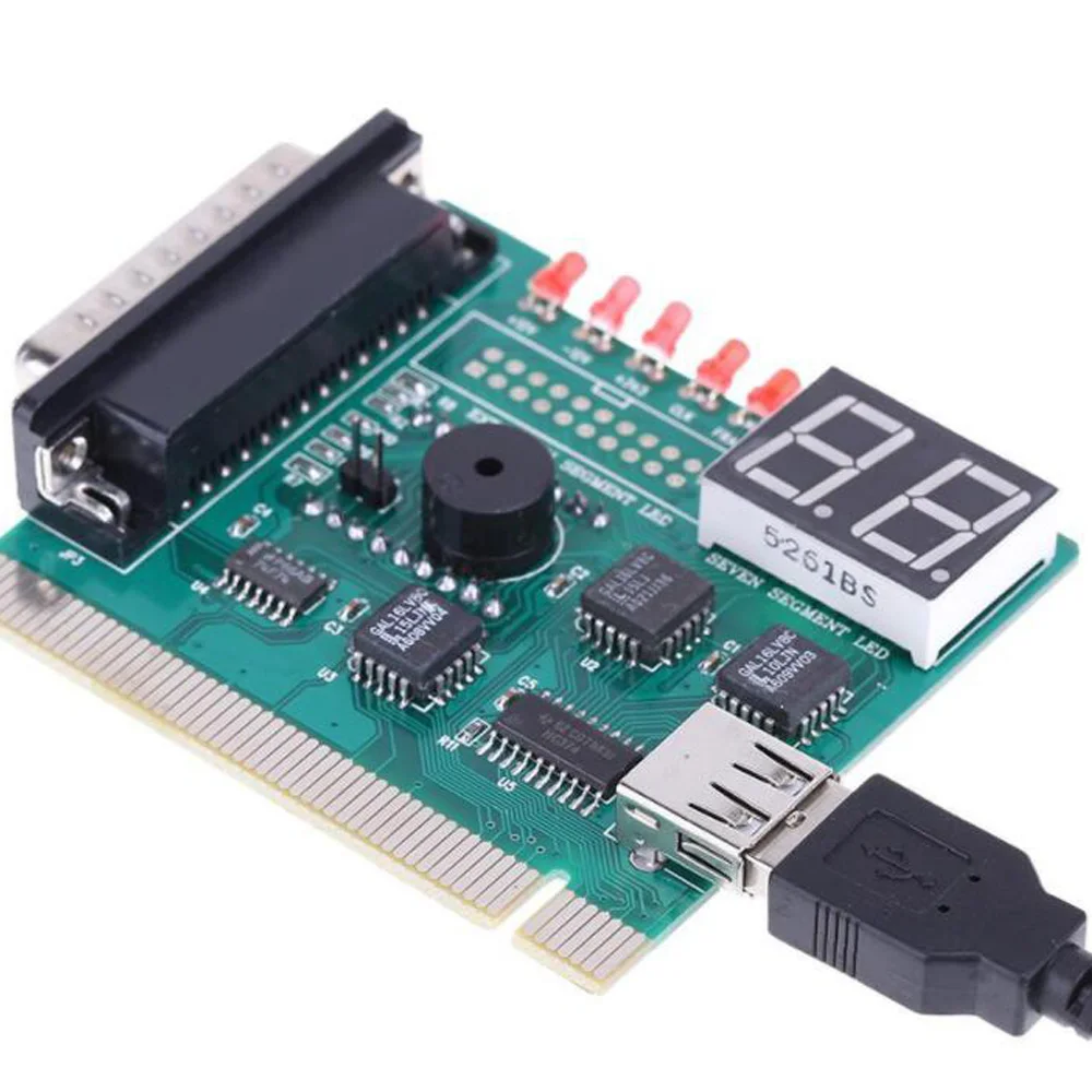USB PCI PC 마더보드 진단 분석기, 노트북 PC 테스트 및 분석용, 2 자리 오류 코드 디스플레이, POST 카드