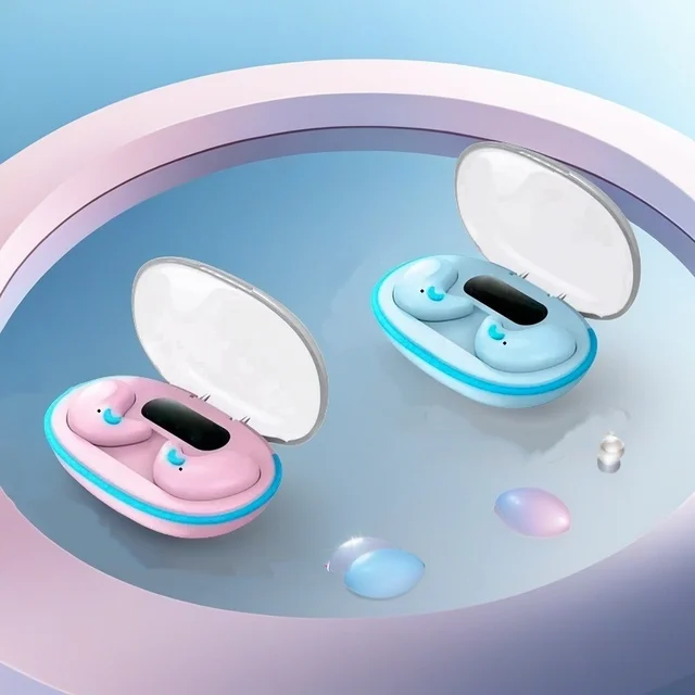 X55 Sleeping Earbuds Wireless Mini Headphones For Work TWS Bluetooth Earphone Stereo Hidden Headsets with Mic HD Call Waterproof