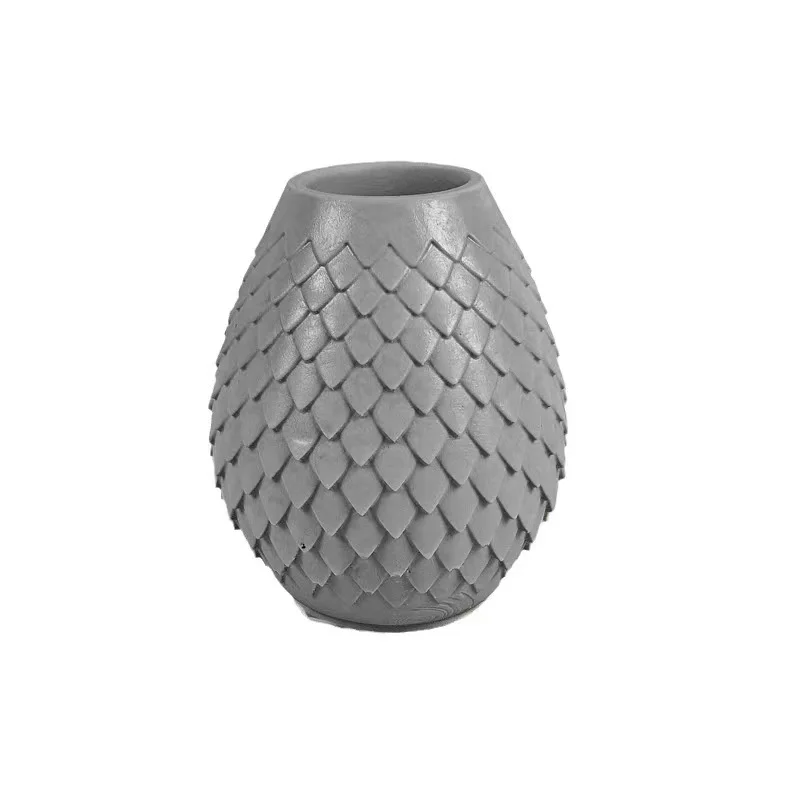 Long Scale Vase Silicone Mold DIY Epoxy Resin Decorative Crafts Cement Gypsum Pen Storage Mold
