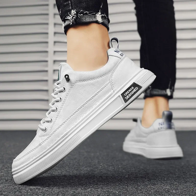 Platform Leather Chef's Loafers Fashion Summer Sneakers Outdoor Driving Tennis Running Luxury Trainers 2025 Mens Shoes Casual 6
