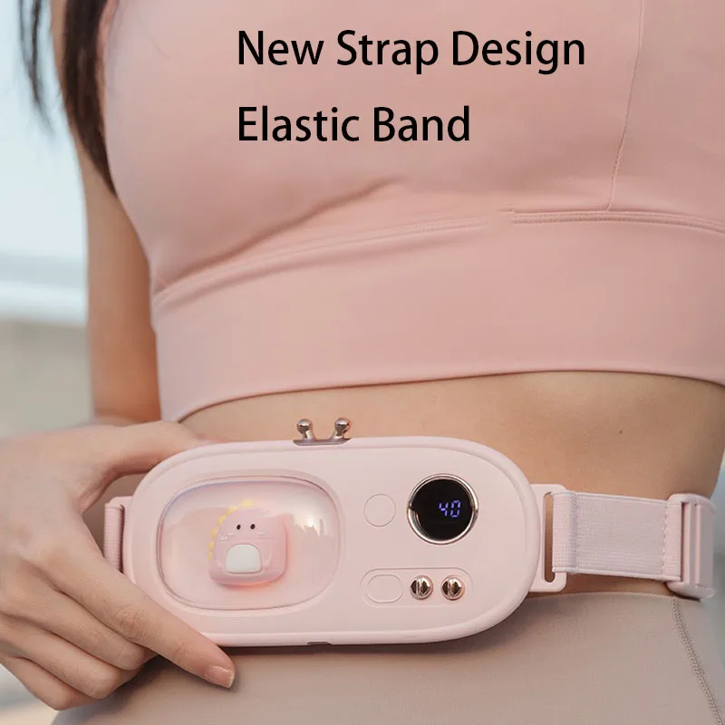 Warming Belt Relieve Period Cramp Pain Heating Warm Palace Belt Heating Uterus Vibrating Massage