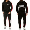 HARDCORE Printed Hoodie Sweatpants Tracksuit Men's Hooded Sweatshirt+Pants Pullover Sportwear Suit Clothes 2 Pieces Sets 1