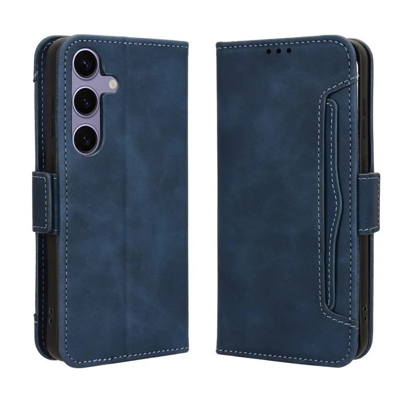 Per Samsung Galaxy S24 Plus Custodia Cover Premium Leather Flip Multi-Card Slot Cover Per Samsung S24 Ultra S 24 S24 + 5G Custodia Per Telefono