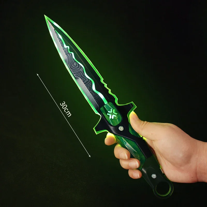thumbnail image 1 of Arma Valorant de 30 cm VCT LOCKIN Melee, espada acrílica luminosa, cuchillo, accesorios de cosplay, modelo de espada periférica, juguetes de regalo para niños, 1 of 5