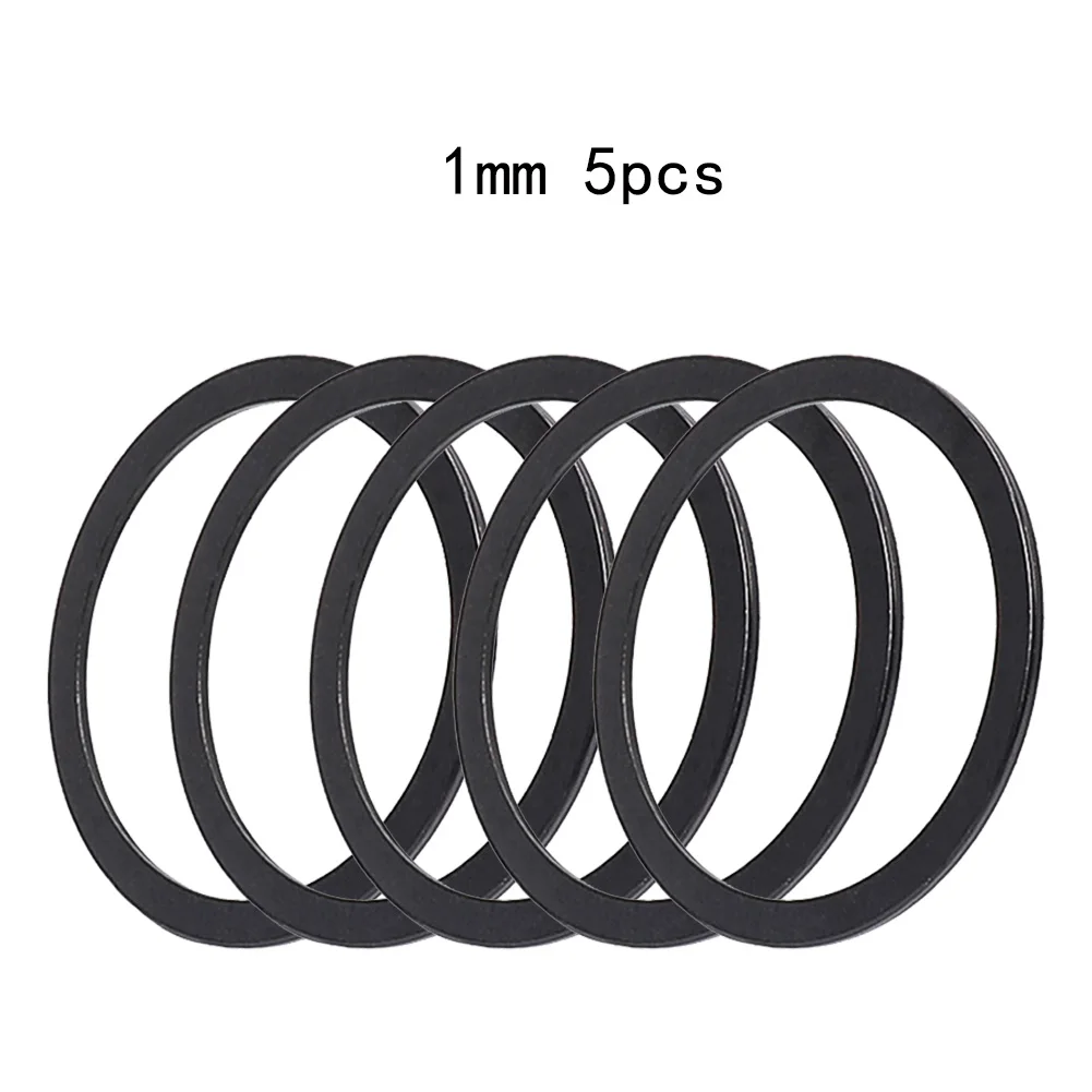 5pcs Bike Axis Washers Aluminium Alloy Cassette Flywheel Hub Spacer Bicycle Accessories