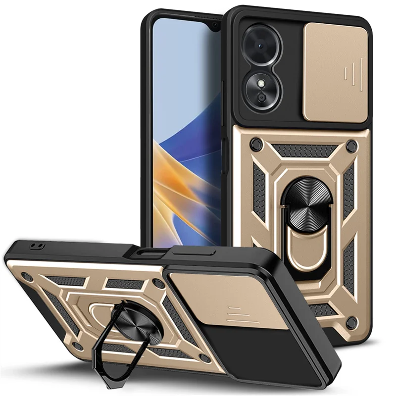 Shockproof Armor Magnetic Car Holder Ring Case - Enhanced Protection Back Cover