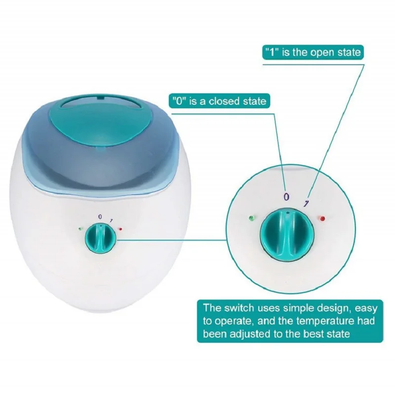 2.2L Wax Heater＆Warmer Machine Set Paraffin Therapy for Body Hand Foot Skin Care Spa Salon Hair Removal with 2 Level Control
